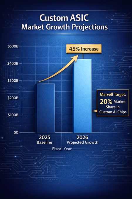 The chart shows two bars: '2025 Baseline' and '2026 Projected Growth'.