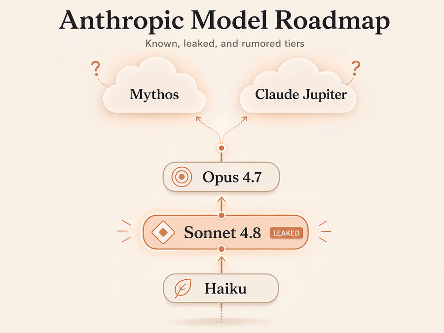 An illustration of an AI model roadmap
