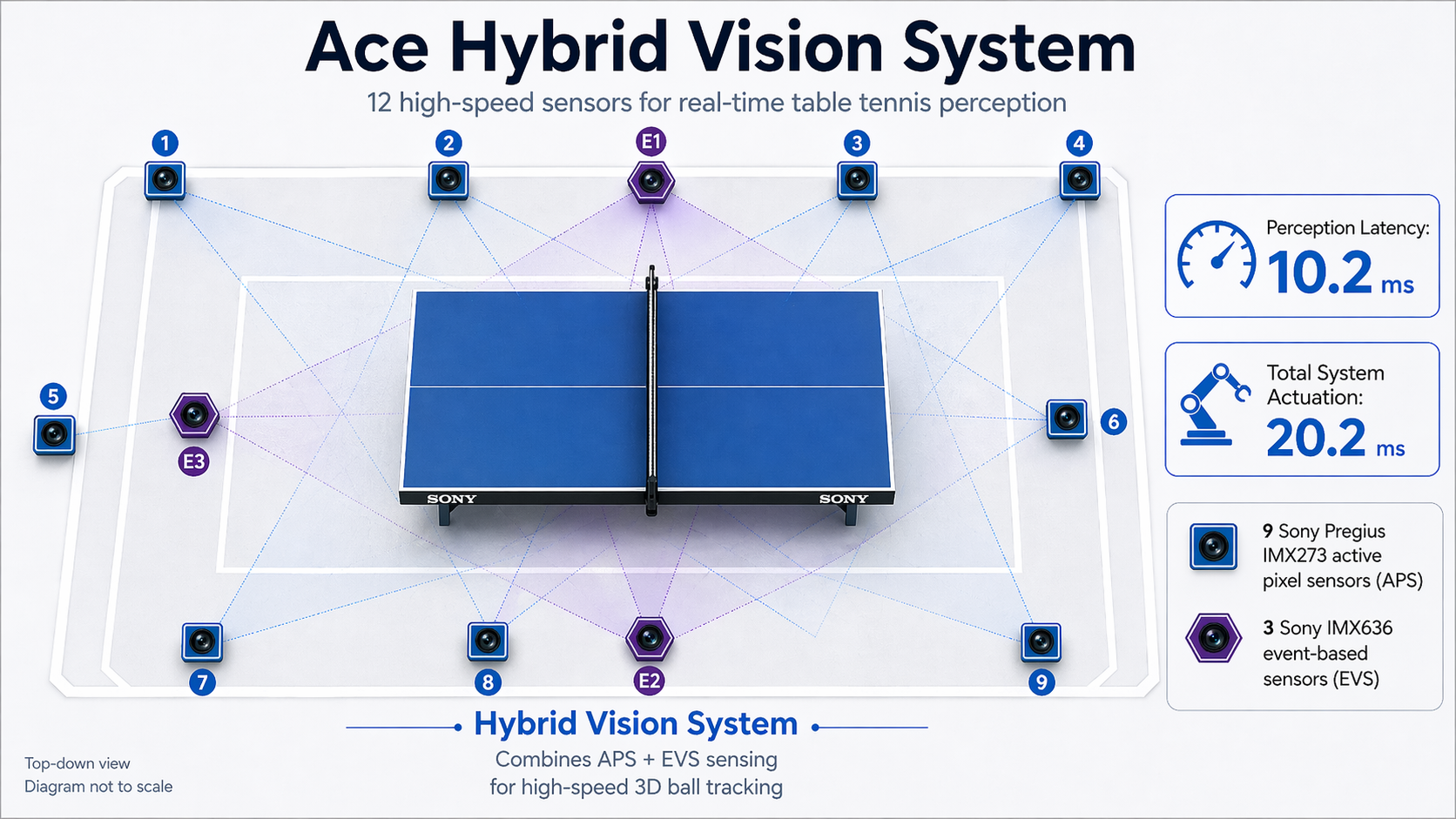 Technical diagram of the Ace hybrid vision system